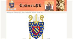 Desktop Screenshot of cystersi.pl