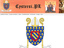Tablet Screenshot of cystersi.pl